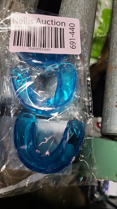 Photo 1 of 3 Pack Kids Youth Mouth Guard Football Sports Braces Mouthguards for Mouthpiece Boys Teeth for MMA Boxing Rugby Kickboxing Taekwondo Softball Lacrosse to Braces EVA Transparent Blue