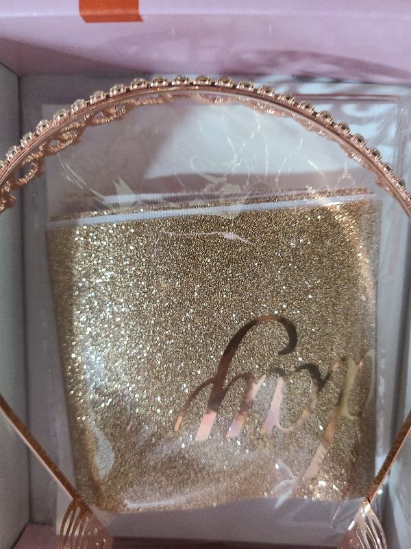 Photo 1 of 10th Birthday Decorations for Girls, Including Sash, Crown/Tiara, Candles, Cake Topper. 10th Birthday Gifts for Girls, Rose Gold Party Decor Supplies