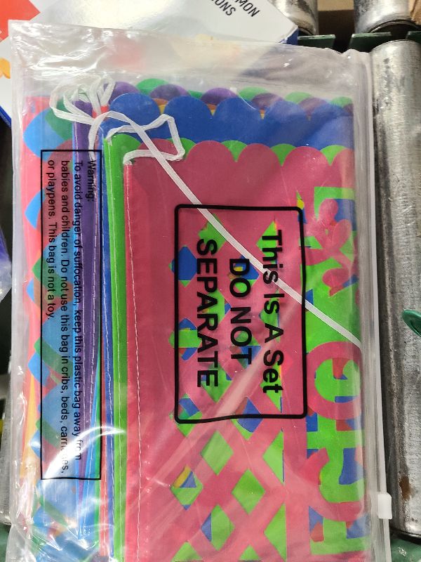 Photo 1 of 4 Packs Mexican Party Banner 60 Feet Fiesta Plastic Papel Picado Banner Cinco de Mayo Dia De Los Muertos Decor Day of The Dead Decorations Mexican Fiesta Themed Party Decorations Supplies