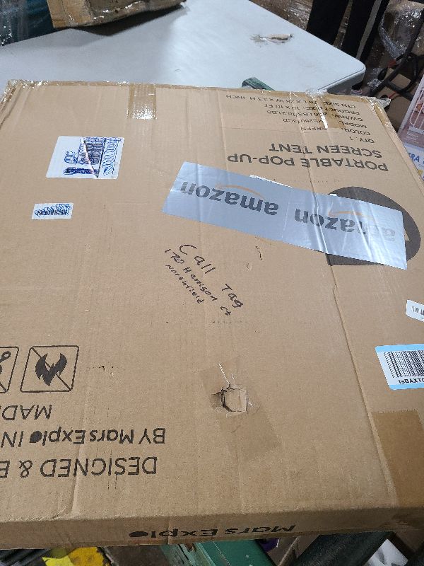 Photo 1 of 10x10 FT Pop-Up Screen Tent Canopy, Portable Mesh Screen House with Zipper Doors for Patio, Backyard, Deck, Camping, Parties, Outdoor Activities,Green