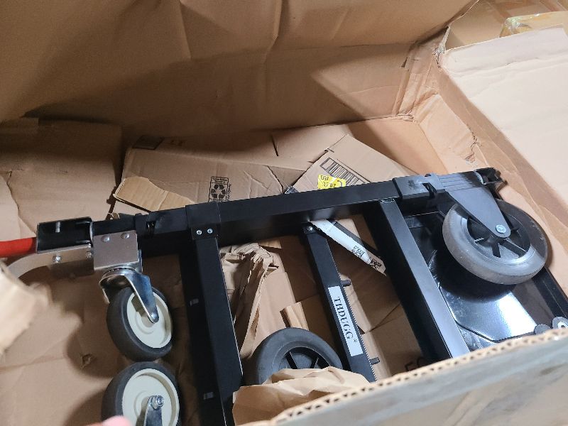 Photo 1 of 3 in 1 Convertible Hand Truck, Folding Hand Dolly Cart with Retractable Handle, 600LBS Heavy Duty Aluminum Hand Truck Dolly for Luggage, Shopping, Home, Office Moving