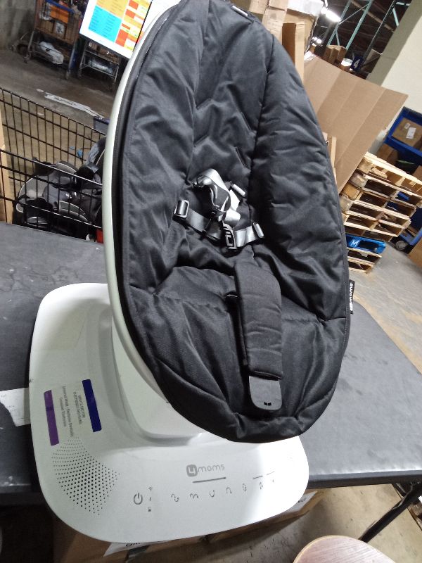 Photo 1 of 4moms MamaRoo Multi-Motion Baby Swing, Bluetooth Enabled with 5 Unique Motions, Black