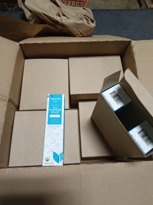 Photo 1 of 24 cnt. Hyland's Baby Organic All Purpose Balm, Soothe and Nourish Dry/Sensitive Skin, Moisturizer With Organic Almond and Coconut Oil, Shea Butter, and Calendula, Safe and Gentle, Dermatologist Tested, 4 Oz