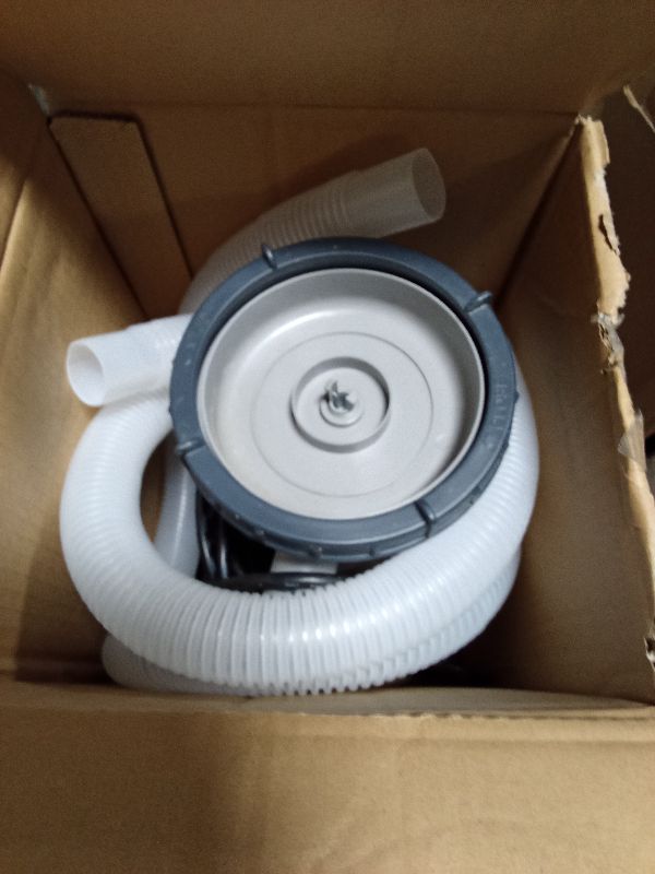 Photo 1 of 1000 Gallon Above Ground Pool Filter Pump, 10H Timer Upgraded Filter Pump for Above Ground Pool for Water Clean & Clarity, 1000 GPH Swimming Pool Pumps Above Ground