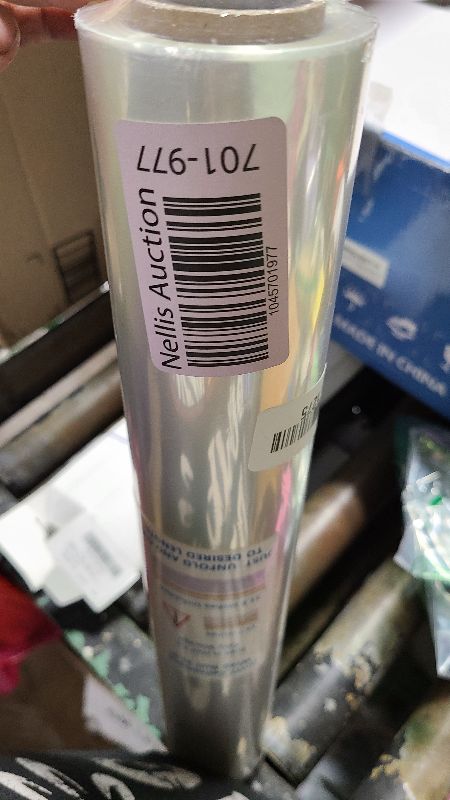 Photo 1 of 100 ft Clear Cellophane Wrap Roll (31.5 in x 100 ft) - 3 Mil Thicken Cellophane Roll, Clear Cellophane Bags Large, Clear Wrapping Paper for Flower Gift Baskets Wrap (31.5" fold into 16")