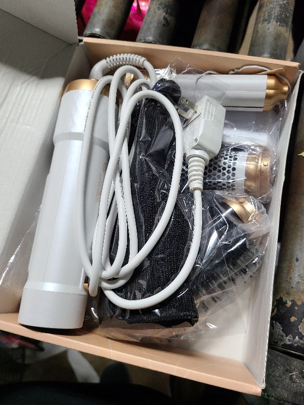 Photo 1 of 6 in 1 Hair Dryer Brush?Blow Dryer Brush Ionic Hair Dryer?Multi Hair Styler for Fast Drying Styling Curling Straightening Volumizing?Hair Curler Hair Straightener Styler Autowrap Air Styler