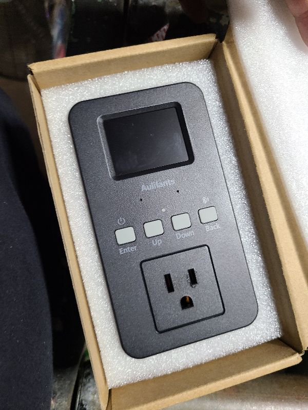 Photo 1 of 25A Heavy Duty Smart Plug with Remote Switch & Energy Monitor - WiFi/Bluetooth Dual Control, Overload Protection, Real-Time Data & SD Storage
