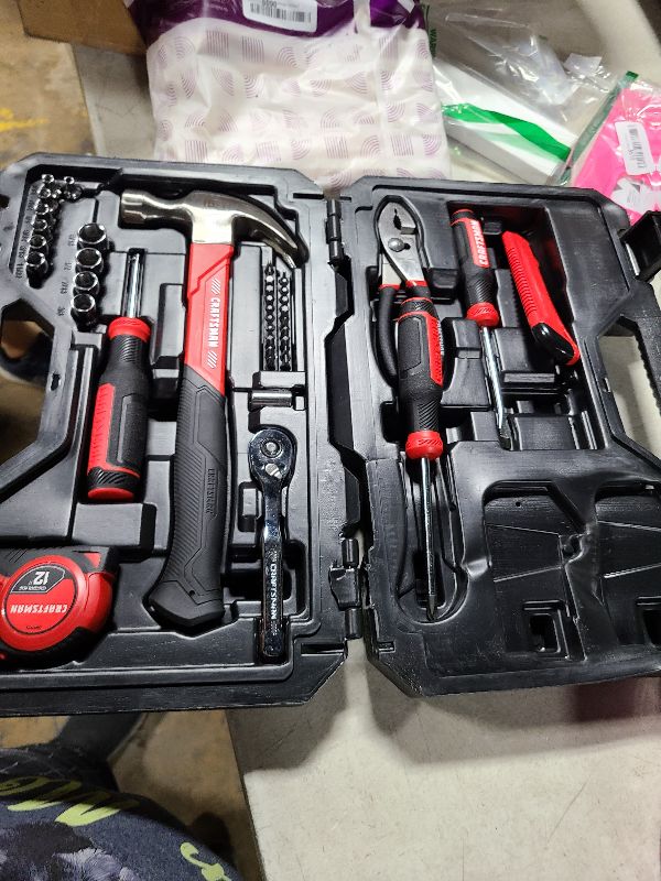 Photo 1 of **MISSING SOME TOOLS**
CRAFTSMAN 57 Piece Mechanics Tool Set/Home Tool Set (CMMT99447)