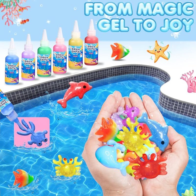 Photo 1 of  Magic Water Elf Toy Kit, Aqua Fairy Water Gel Kit-20 Magic Gesl&10 Molds