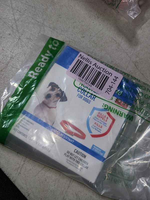 Photo 1 of Adams Plus Flea & Tick Collar for Dogs, 7-Month Protection, Adjustable Collar Fits Small Dogs & Puppies, Kills & Repels Fleas, Flea Eggs, Flea Larvae, and Ticks, Kills Tick Larvae and Tick Nymphs