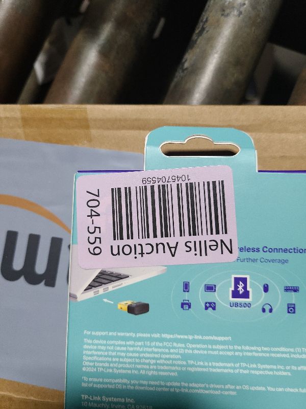 Photo 1 of TP-Link USB Bluetooth Adapter for PC, Bluetooth 5.0/5.3 Dongle Receiver, Plug and Play, Nano Design, EDR & BLE, Supports Windows 11/10/8.1/7 for Desktop, Laptop, PS5/PS4/Xbox Controller (UB500)