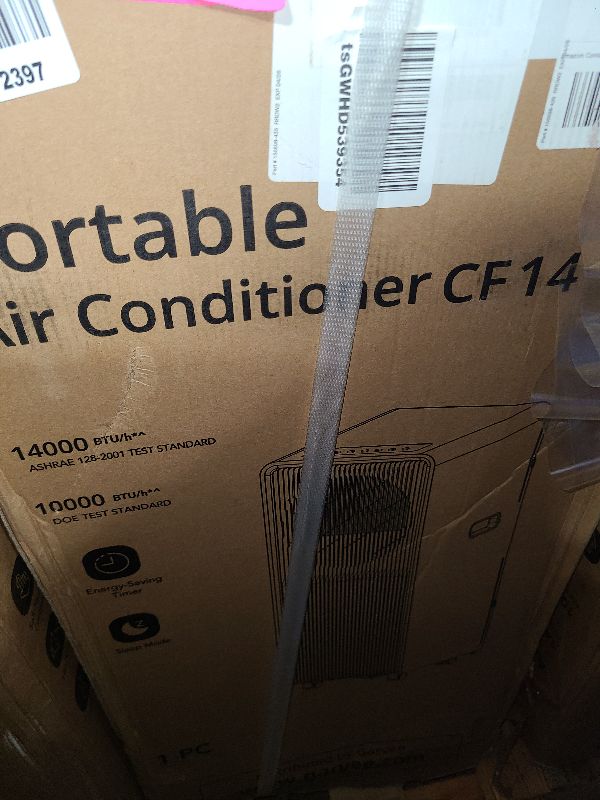 Photo 1 of 14,000 BTU Portable Air Conditioners - 3-IN-1 Standing AC Units Powerful Quiet Smart Air Conditioning Cools Within 750 Sq.Ft with Remote Control Dry/Fan Modes for Indoor Large Room Dorm