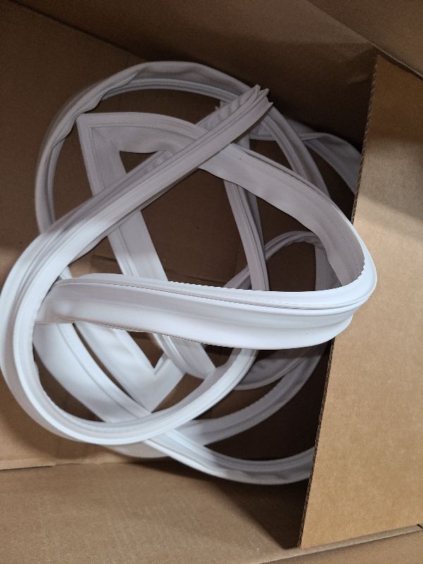 Photo 1 of 5304507200 Refrigerator Freezer Door Gasket Replacement Part Compatible with Kenmore frigidaire Gibson kelvinator, Replace Door Seal 5304408631 5304507214 216522309 216522310