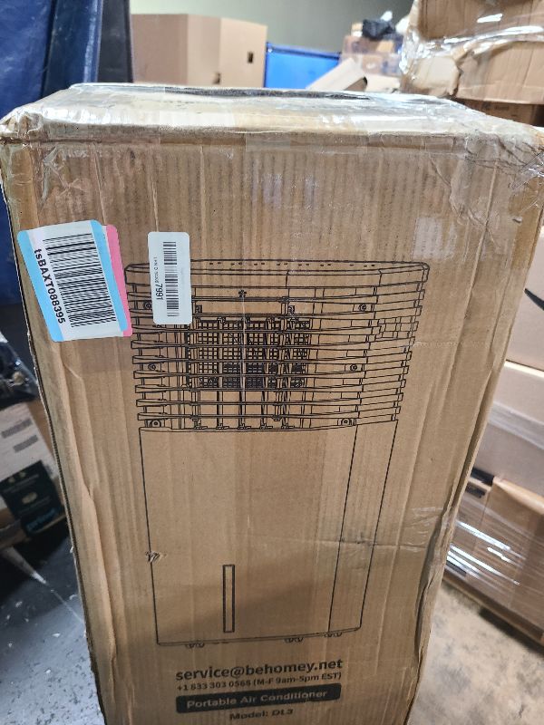Photo 1 of 24" Windowless Portable Air Conditioner, 15H Timer & 120°Oscillation, 3-IN-1 Portable AC Unit with Remote, 2-Gal Tank, 3 Modes & 3 Speeds, Ultra-Quiet Ventless Swamp Cooler for Home Office, Creamy