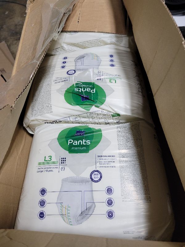 Photo 1 of Abena Premium Incontinence Protective Underwear, Abena Pants, Pull-ups, Heavy Absorbency, Level 3, Large, 90 Count