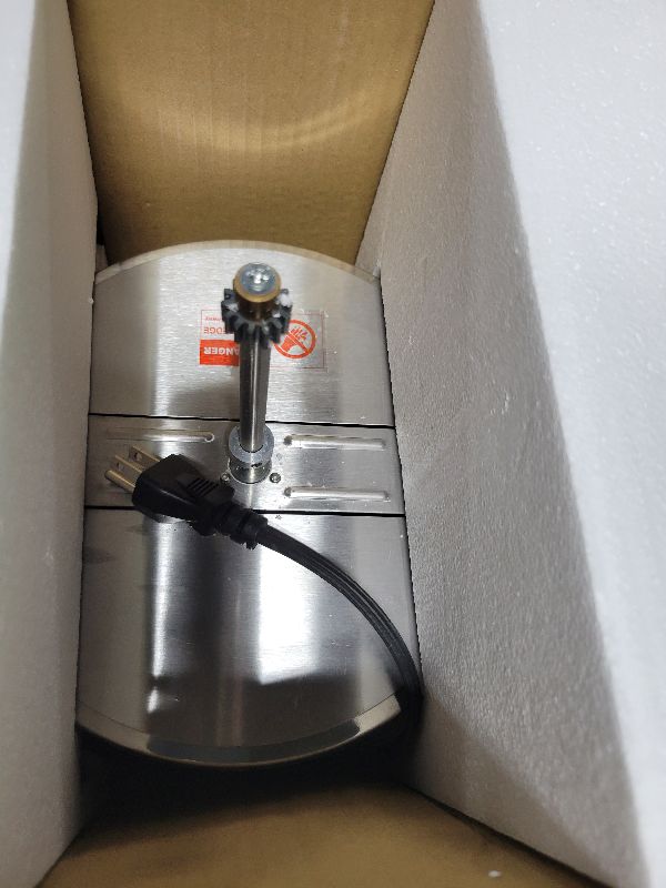 Photo 1 of 12 Oz Replacement Kettle for Popcorn Machine 1350W Kettle Popper with Lid, Stirrer, Gear Shaft, and 3-Prong Plug by Great Northern Popcorn