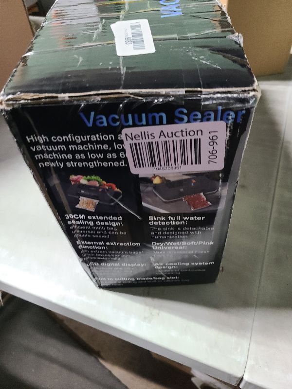 Photo 1 of 95kpa Vacuum Sealer Machine,Commercial Fully Automatic Food Sealer,10-in-1 Functions & Powerful Sealing System with Double Heat Seal,Easy-Lock Handle,Built-in Cutter,1 Bag Rolls and 10 Pre-cut Bags