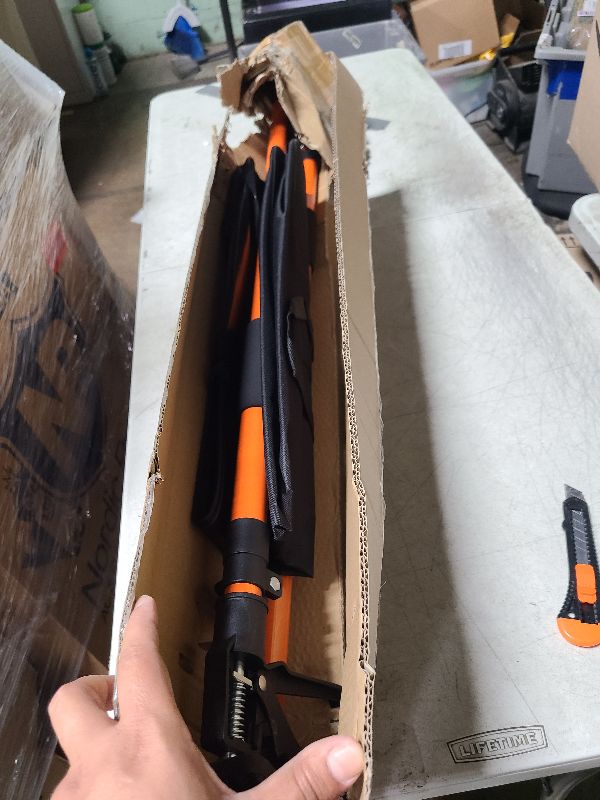 Photo 1 of 2PK Steel Telescopic Adjustable 3rd Hand Support System, Supports up to 154 lbs, Extends from 49 Inch to 114 Inch for Construction Rods, Cabinet Jacks, Cargo Bars, Drywalls
