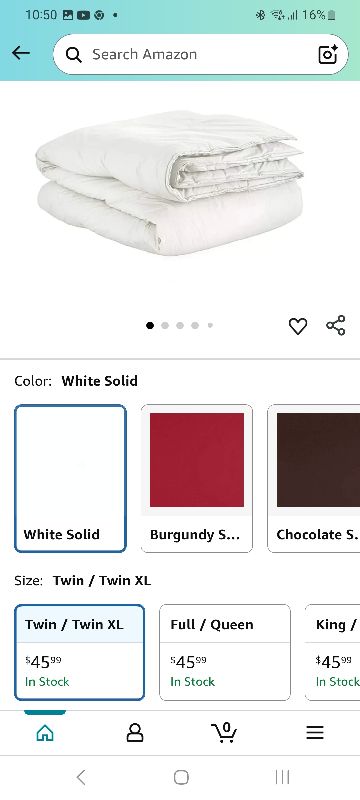 Photo 1 of 1 Piece Duvet Cover - Hotel Luxury Premium Bedding Set - Zipper Closer and Corner Ties in Comforter Cover - 500 TC 100% Cotton Material - Twin/Twin XL Size - White Solid Don't inclusive pillowcase
