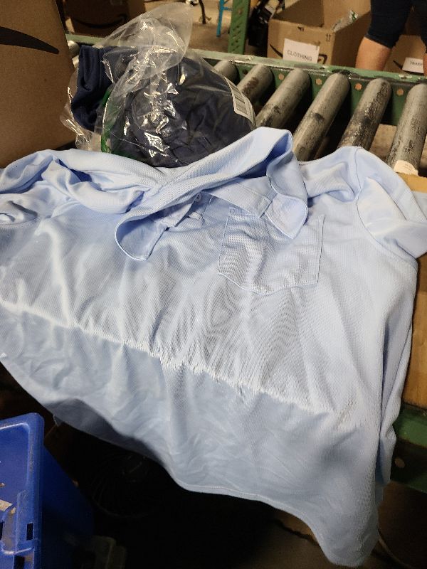 Photo 1 of 3 Pack Polo Shirts for Men with Pocket Short Sleeve Moisture Wicking Outdoor Tactical Shirt Summer Casual L
