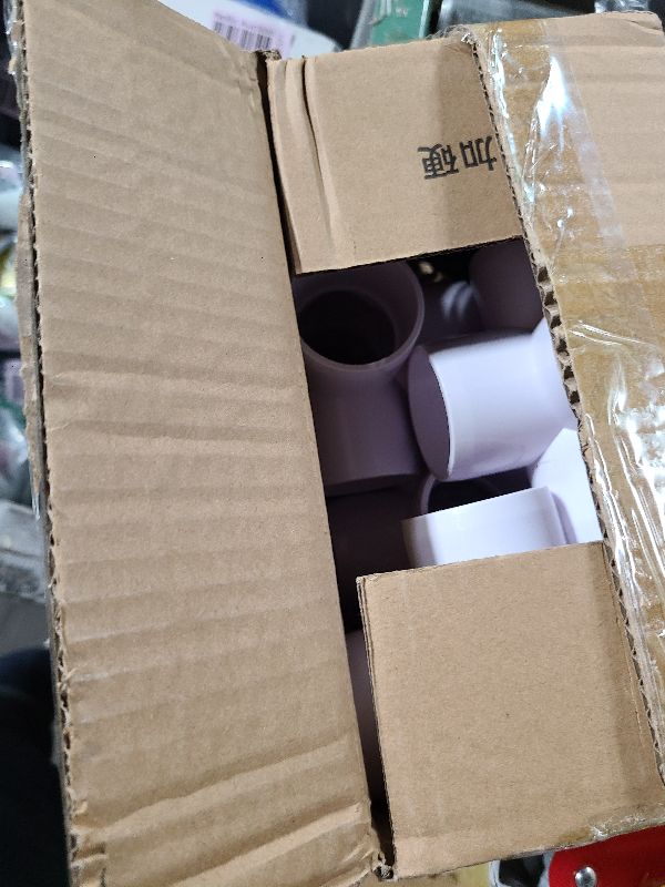 Photo 1 of ?letsFix 5 Way PVC Fittings 1-1/2 Inch (4-Pack), Furniture-Grade, Heavy-Duty Pipe Connectors for Plumbing, DIY Projects, and Home Furniture Assembly, Compatible with 1-1/2" Schedule 40 PVC Pipes?