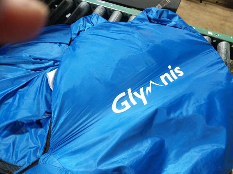 Photo 1 of  Glymnis Pop Up Beach Tent Beach Shade Tent for 1-4 Persons Sun Shelter UPF 50+ Enclose Zipper Door Portable Easy Up Beach Tent 