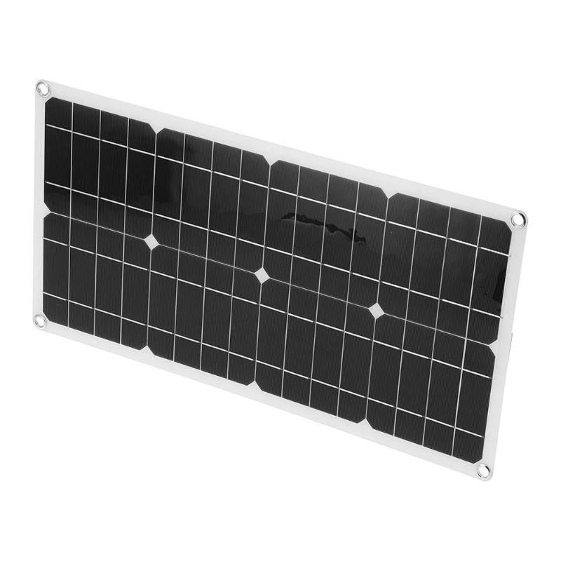 Photo 1 of 40W Solar Panel Polycrystalline Silicon Flexible Solar Panel Charger Dual USB Output for Camera Outdoor Camping Travel 