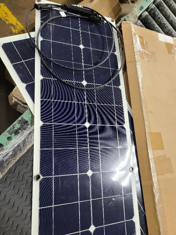 Photo 1 of 40W Solar Panel Polycrystalline Silicon Flexible Solar Panel Charger Dual USB Output for Camera Outdoor Camping Travel 