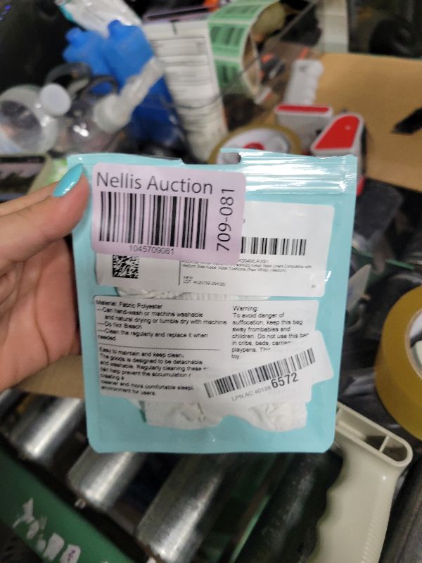 Photo 1 of 4 Pack Nasal CPAP Mask Liners Compatible with Medium Size N20 Nasal Mask Cushions. Enjoy Silky Comfort, Reducing Facial Redness and Pressure Marks for Enhanced Comfort (Raw White) (Medium)