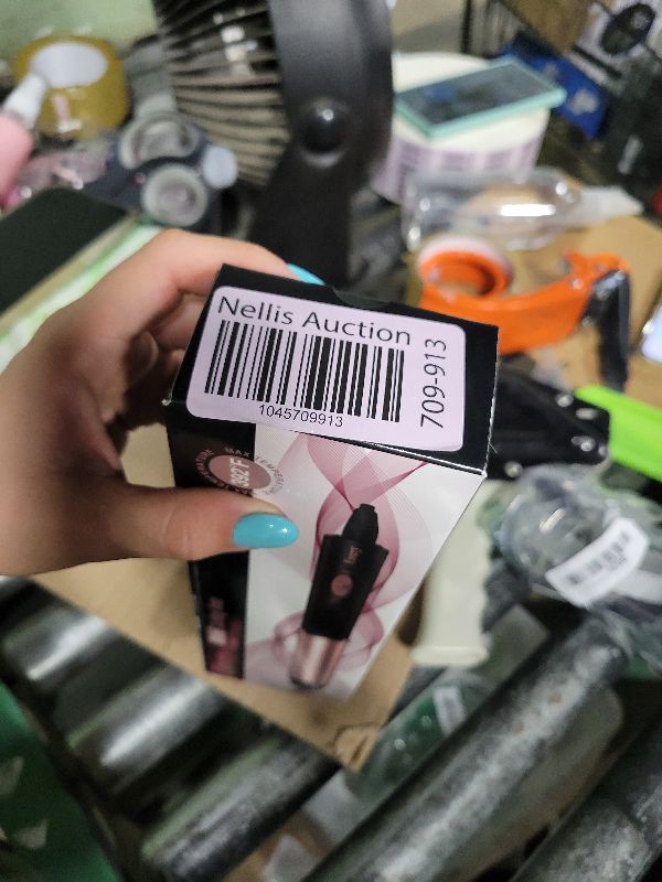 Photo 1 of 1 Inch Dual Voltage Ceramic Curling Iron with Keratin & Argan Oil, Mini Hair Curler, Travel Size with Storage Bag