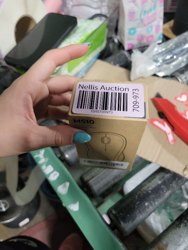 Photo 1 of Logitech M510 Wireless Mouse, Mouse for Laptop and PC with USB Unifying Receiver, Programmable Buttons - Graphite