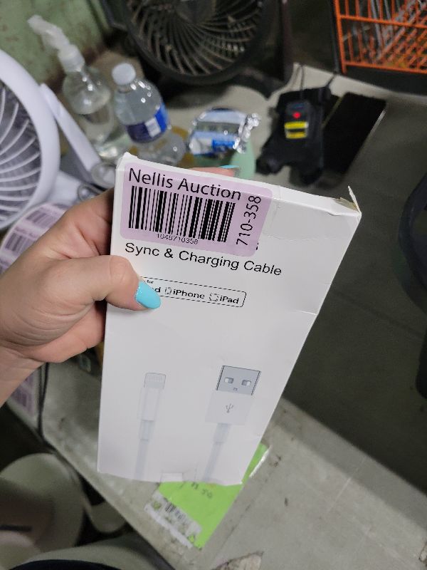 Photo 1 of 3 Pack Apple MFi Certified Charger Cable 6ft, Lightning to USB Cable Cord 6 Foot, 2.4A Fast Charging,Apple Phone Long Chargers for iPhone 13/12/11/11Pro/11Max/ X/XS/XR/XS Max/8/7/6