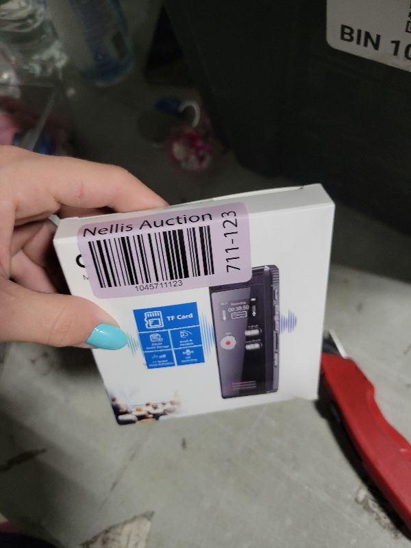 Photo 1 of 64GB Digital Voice Activated Recorder with Playback - 4552 Hours Audio Recording Device, 3072Kpbs HD Dual MIC Tape Recorder Device for Lecture A-B Repeat, MP3 Player,?64GB TF Card Included?