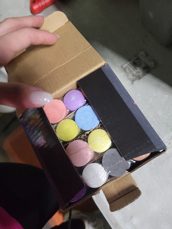 Photo 1 of 16 PCS Sidewalk Chalks Set Non-Toxic Washable Jumbo Chalk Bulk for Toddlers 1-3, Painting on Chalkboard, Driveway and Playground, Outdoor Activities, Gift for Kids, School Supplies