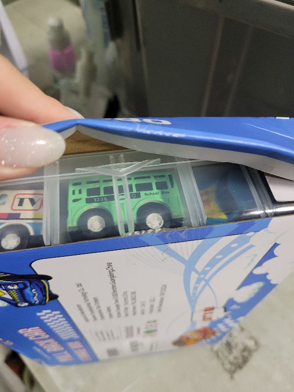 Photo 1 of 18 Pack Assorted Pull Back Car Toys for Kid with Storage Organizer Box, Mini Model Vehicle Set with Display Case for Child Toddler, Small Play Truck Bulk for Boy and Girl Party Favors, Birthday Gift