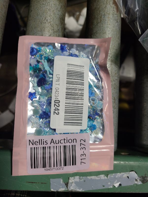 Photo 1 of 620pcs Mixed 3D Nail Charms Kit, 12pcs Luxury Metal Nail Rhinestones and 250pcs Resin Butterfly Flower Star Heart Bow Charms with 400pcs Flatback Pearls Rhinestone Metal Gems Charm (Blue)