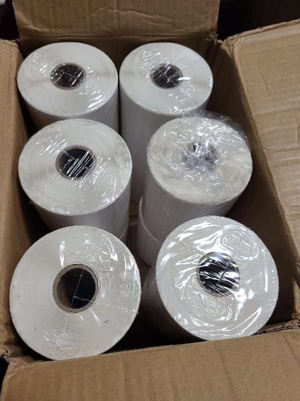 Photo 1 of Labelchoice 6000 Labels Waterproof 4x3 Thermal Shipping Postage Barcode Labels Compatible with Zebra Zp450 Zp505 Zd410 Gx430t Gk420t Zt410 Zd421 and Rollo,MUNBYN Printer, 103mmx76mm Multipurpose Label