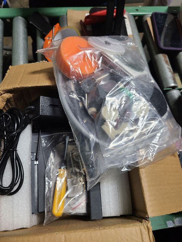 Photo 1 of Mini Table Saw for Crafts,Small Table Saw,Multi-Functional Desk Saws,7 Speed Control,Miniature Saws-Adjustable Blade Height,Cutting, Grinding and Polishing All In One(Simplicity)