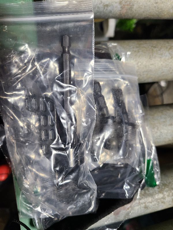 Photo 1 of 17Pcs Flexible Drill Bit Extension, Include 3Pcs Rotatable Socket Adapter 2Pcs Hex Shank 105° Right Angle Drill Attachment 10 Short Screwdriver Bits 90° Angled Bits and Bendable Extension