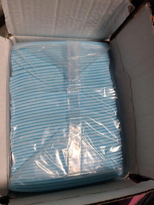 Photo 1 of 50 Count Super Absorbency Disposable Underpads, Leakproof Quick Drying Disposable Pads for Baby, Puppy and Adults, Disposable Changing Pads for Baby, Disposable Diaper Changing Pads, 17” x 13”