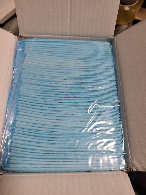 Photo 1 of 50 Count Super Absorbency Disposable Underpads, Leakproof Quick Drying Disposable Pads for Baby, Puppy and Adults, Disposable Changing Pads for Baby, Disposable Diaper Changing Pads, 17” x 13”