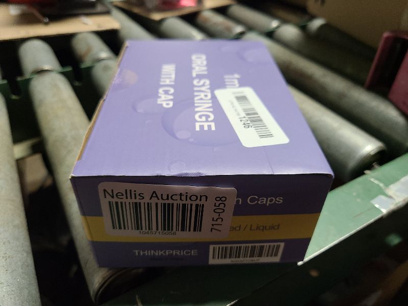 Photo 1 of 50 Pcs 1ml Syringes with Caps Oral Dispenser Individually Sterile Warpped for Medicine Dropper, Colostrum Collect Feeding Pets, Liquid