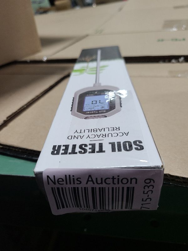 Photo 1 of 4-in-1 Soil Moisture Meter Digital Plant Temperature/Soil Moisture/PH Meter/Sunlight Intensity Backlight LCD Display Soil Test Meter for Gardening, Farming and Outdoor Plants