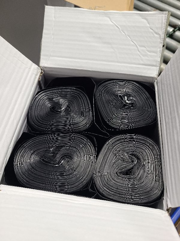 Photo 1 of 100 Count 55-60 Gallon Trash Bags, Sturdy & Tear-Resistant Commercial Can Liners 55 Gallon, Large Garbage Bags, Large Black Trash Bags for Commercial, Lawn and Leaf Bags