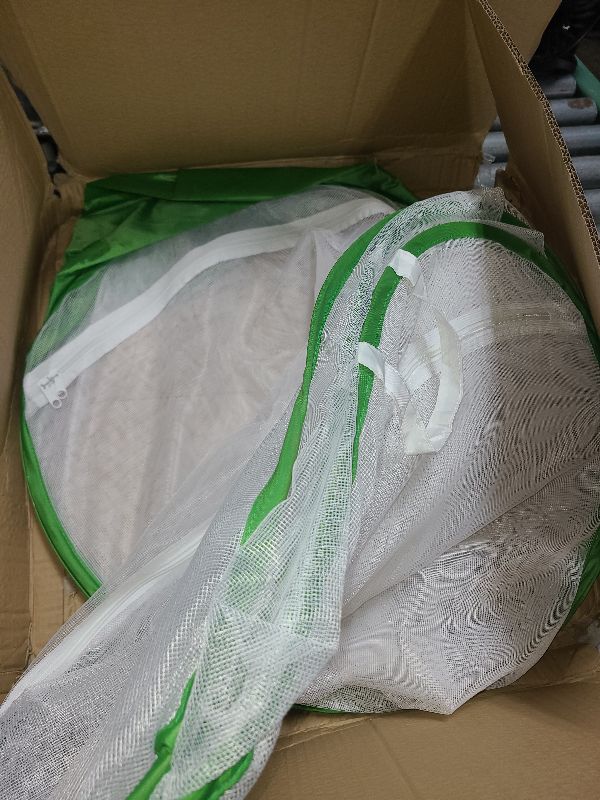 Photo 1 of 48" Outdoor Mesh Plant Enclosure, Mesh Plant Cover for Pests, Bird and Pest Protection Guard for Fruit, Vegetables, Flowers and Herbs Pop-Up Cage 28 x 28 x 48 Inches
