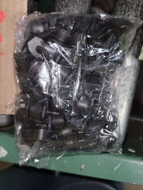 Photo 1 of 100 Pcs Adjustable Irrigation Drippers Sprinklers 1/4 Inch Emitter Dripper Micro Drip Irrigation Sprinklers for Watering System, Black.