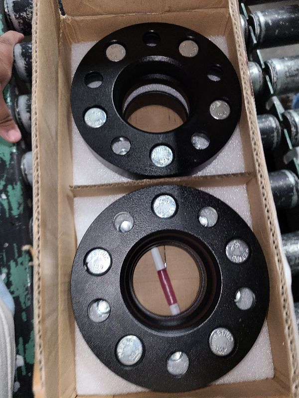 Photo 1 of 5x4.5 1in Hubcentric Wheel Spacers, 5x114.3mm Forged 5 Lugs Adapters, Fit for Lincoln Aviator/Ford Explorer 2020-2023, for GT 2017-2020, for Mustang 2015-2023, 70.5mm Bore with M14x1.5 Studs 4pcs
