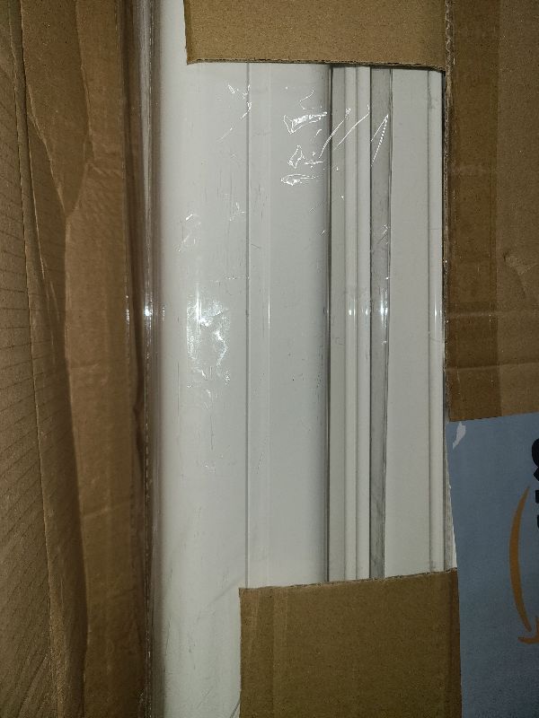 Photo 1 of 3" W 7.5Ft L Line Set Cover Kit for Mini Split Air Conditioners Decorative PVC Slim Line Cover for Central AC & Heat Pumps Systems Tubing Cover