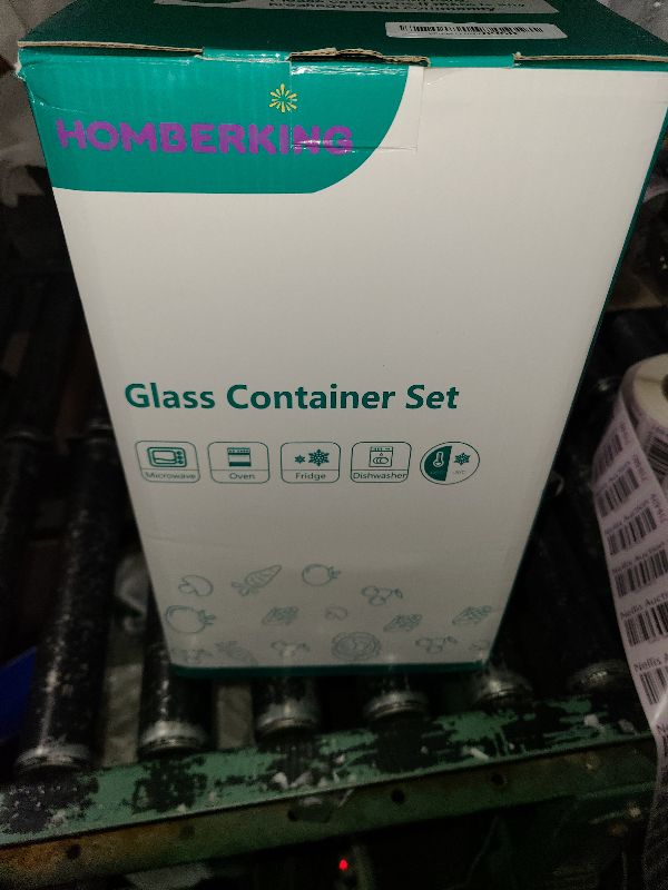 Photo 1 of **ONLY A SET OF 6**
HOMBERKING 10 Pack Glass Meal Prep Containers with Locking Lids, Glass Food Storage Containers Set, Airtight Glass Lunch Bento Boxes, BPA-Free & Leak Proof, 36oz & 14oz, Freezer, Oven, Black