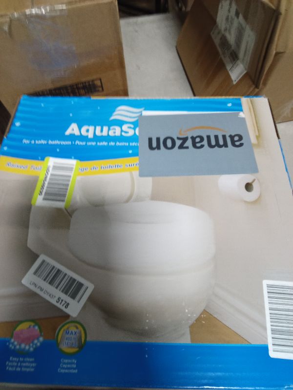 Photo 1 of AquaSense 770-610 4 Inch Portable Raised Toilet Seat Riser, Elevated Toilet Seat for Seniors